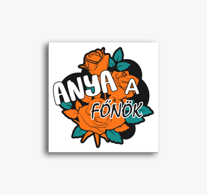 Anya a főnök vászonkép