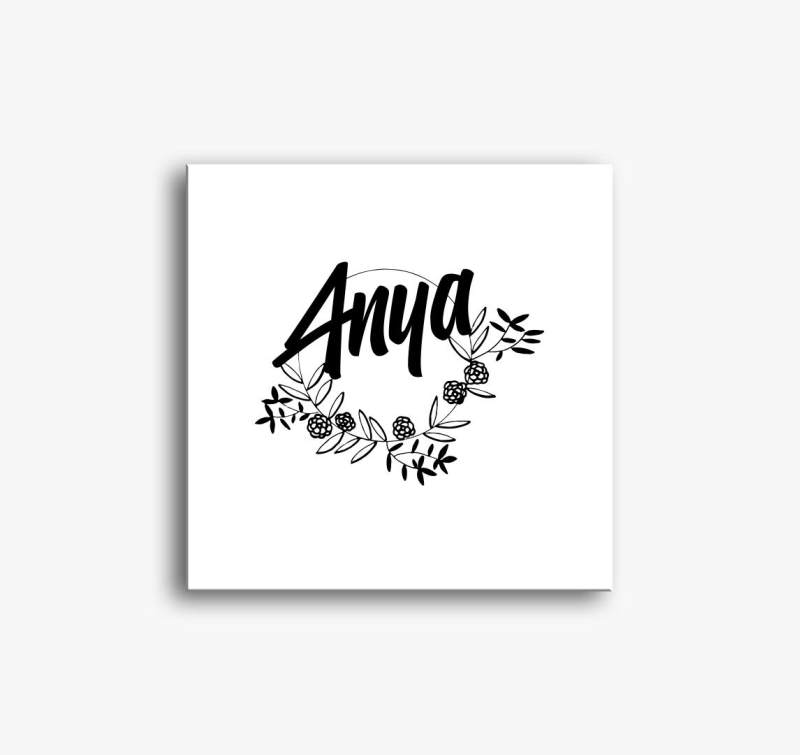 Anya feliratos vászonkép