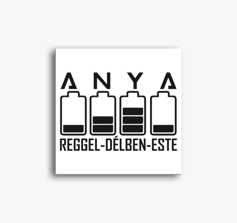Anya töltős vászonkép