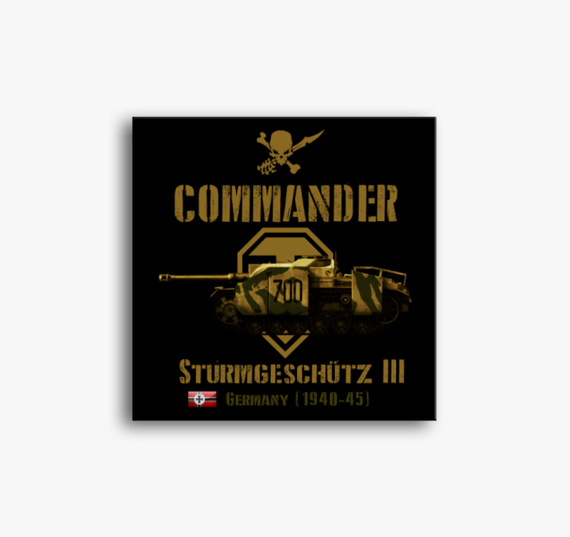 Commander STUG III vászonkép