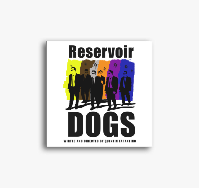 Kutyaszorítóban vászonkép