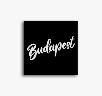 Budapest felirat vás