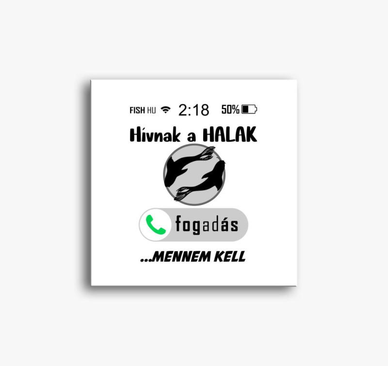 Hívnak a halak vászonkép