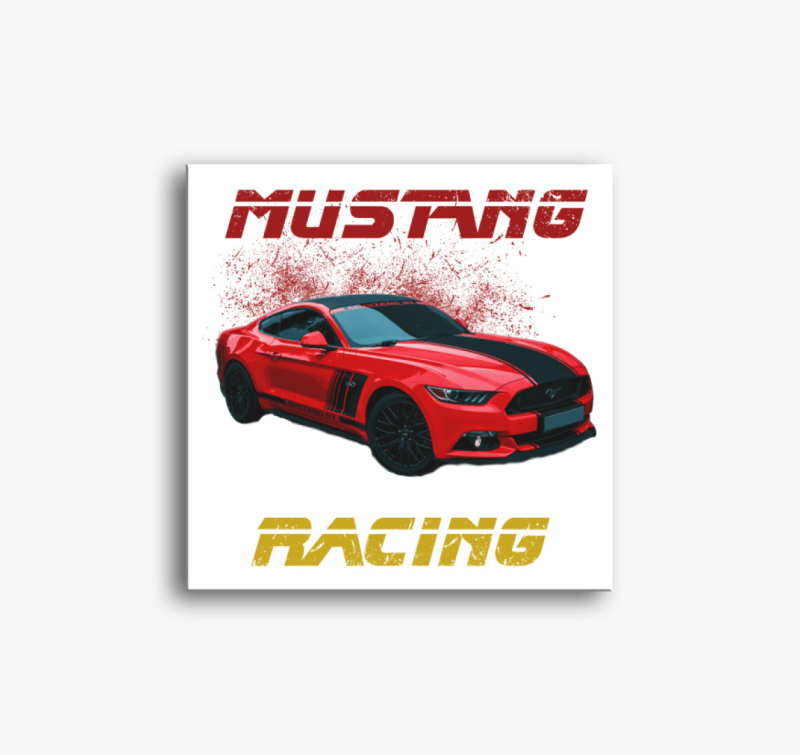 Mustang Racing vászonkép