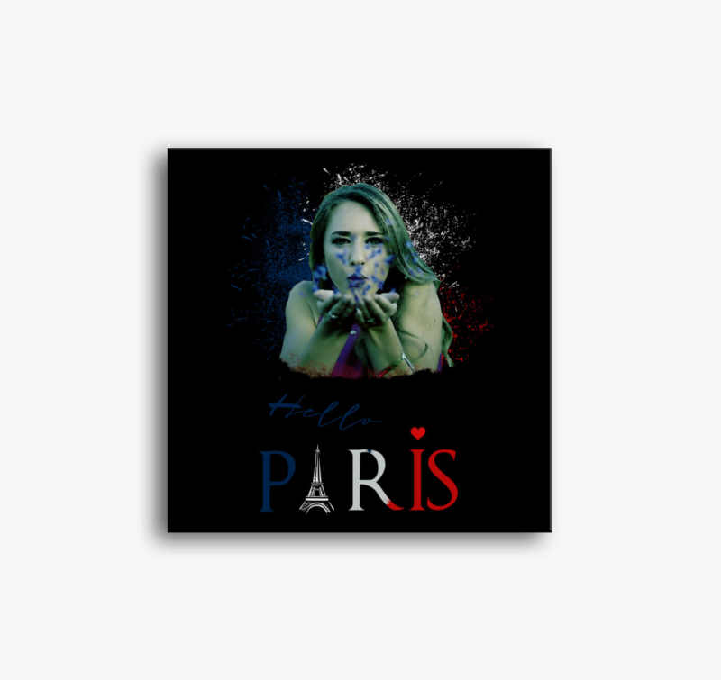 Hello Paris vászonkép
