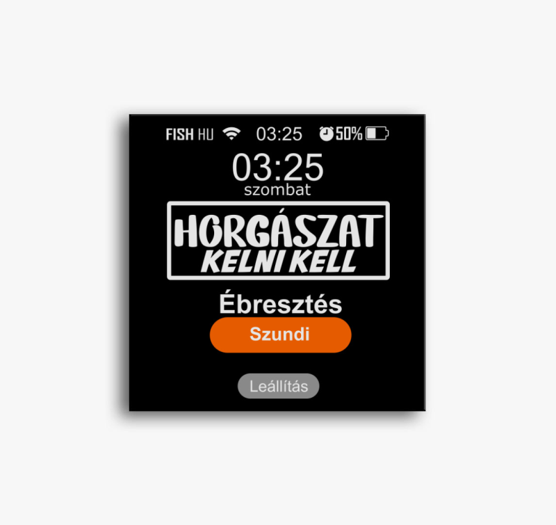 Ébresztenek a halak vászonkép