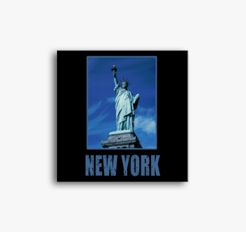 New York kék  vászon