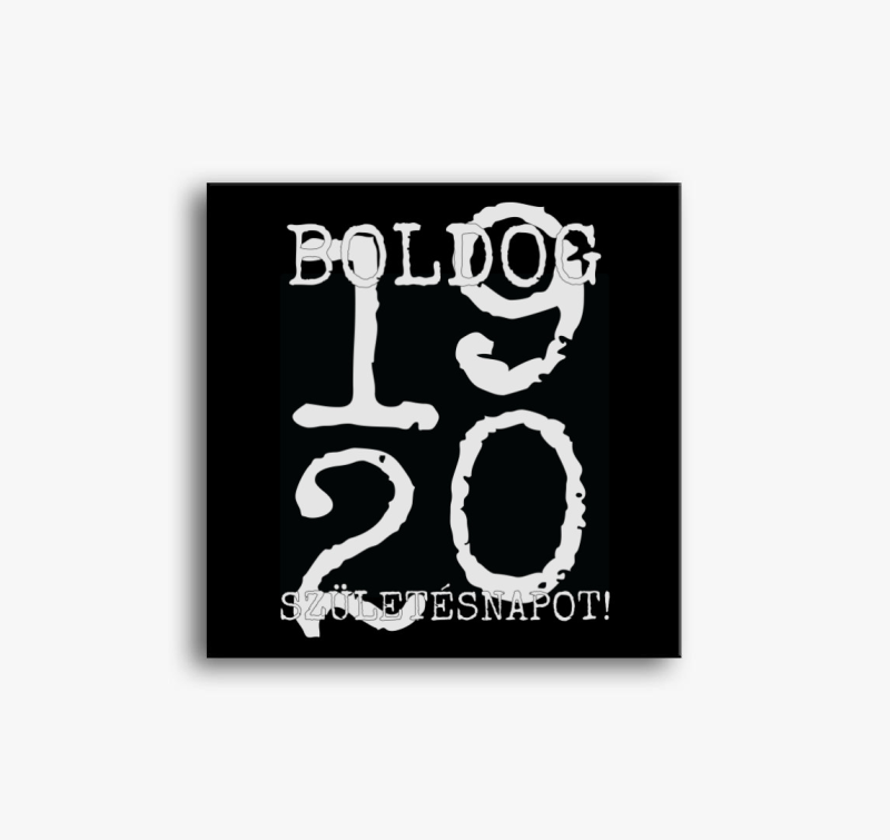 20. szülinap vászonkép