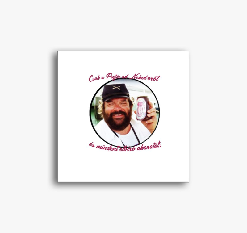 Bud Spencer csak a puffin vászonkép