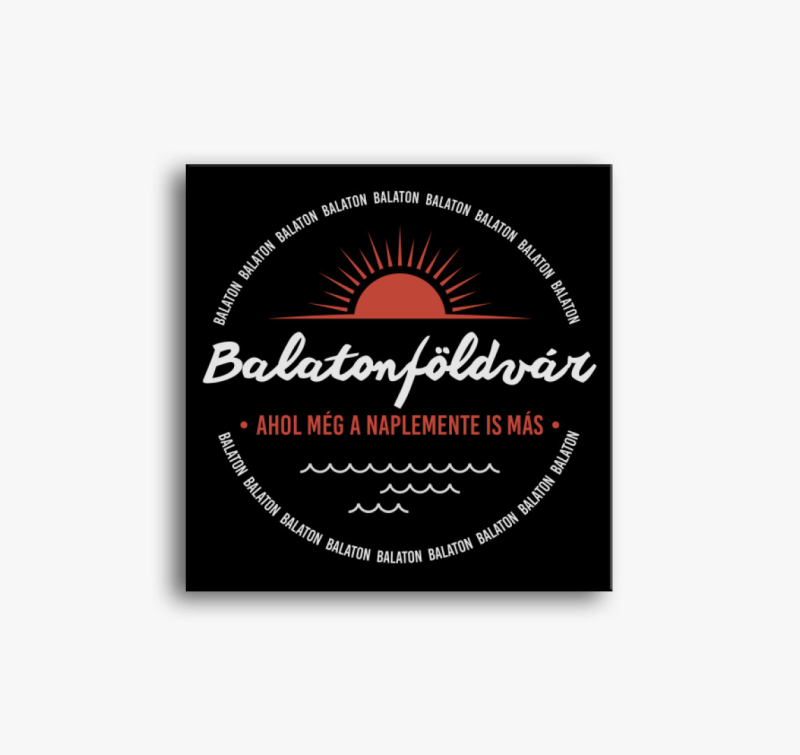 Balatonföldvár, ahol még a naplemente is más vászonkép