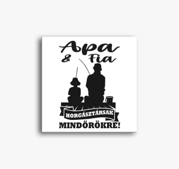 Apa és fia  horgászt...