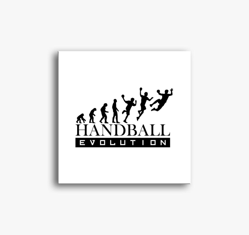 Handball evolution feliratos vászonkép