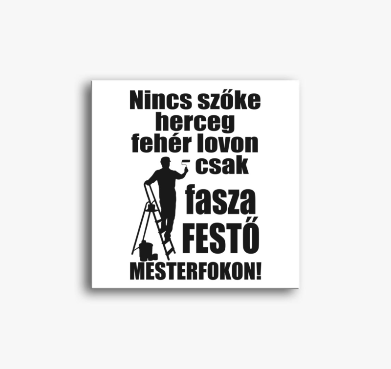 Nincs szőke herceg, csak festő vászonkép