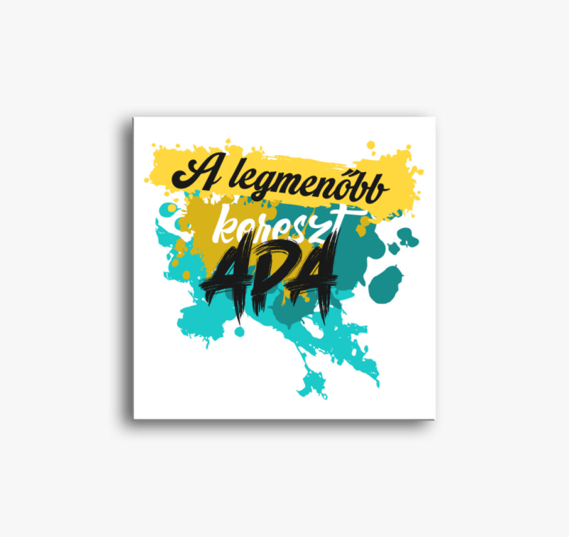 A legmenőbb keresztapa feliartos vászonkép