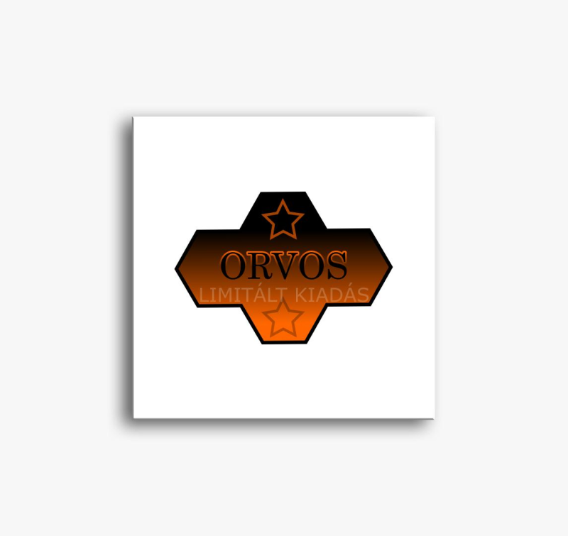 Limitált kiadású orvos vászonkép