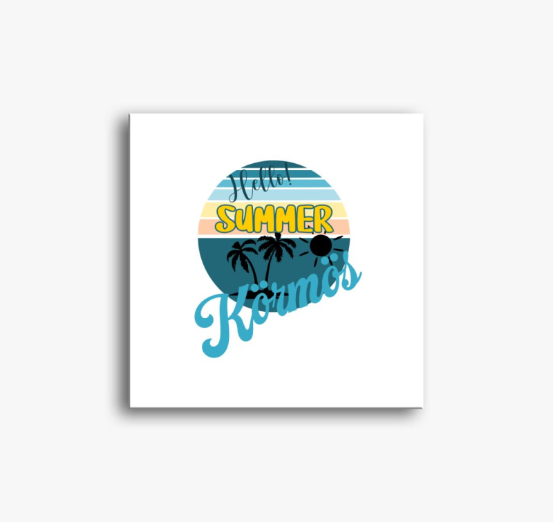 Hello Summer körmös vászonkép