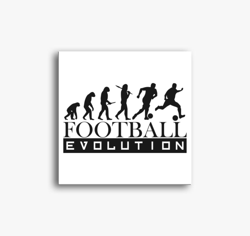 Football evolution vászonkép