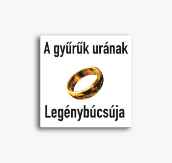 Gyűrűk ura legénybúc...