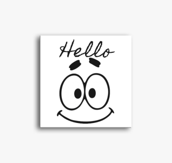Hello vászonkép