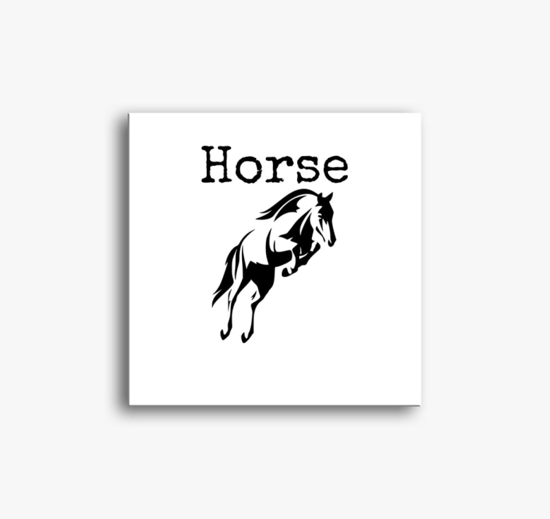 Horse feliratos 2 vászonkép