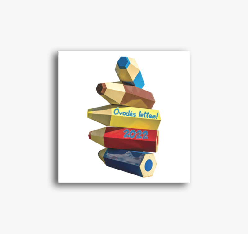 Óvodás lettem vászonkép