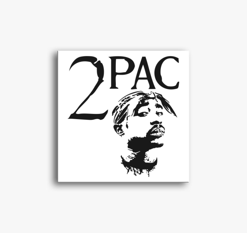 Tupac Silhouette vászonkép