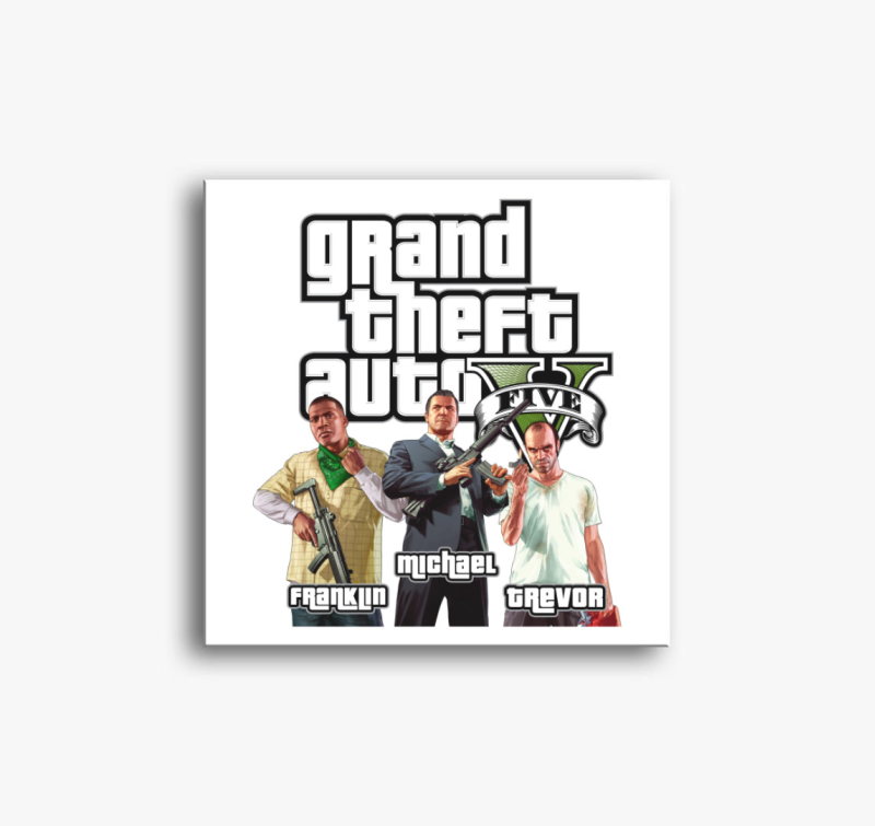 GTA V karakterek vászonkép