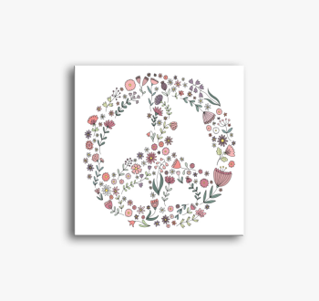 Békejel virágokból -...