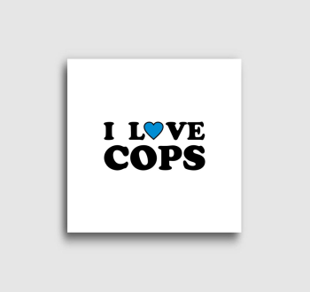 I Love Cops feliratos  póló