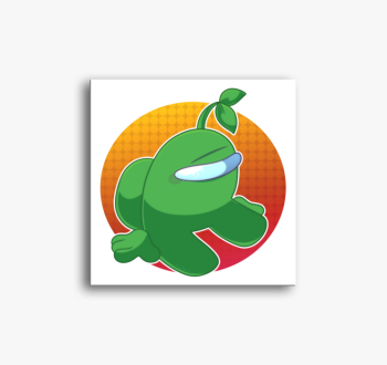 Among Us zöld vászon