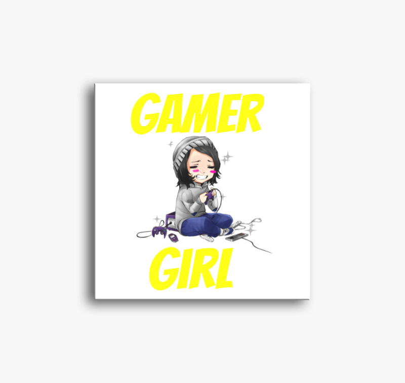 Gamer Girl v2 vászonkép