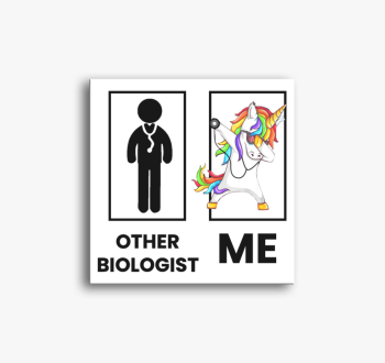 Biológus vászonkép