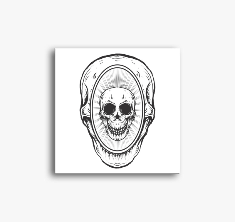 Koponya a koponyában vászonkép