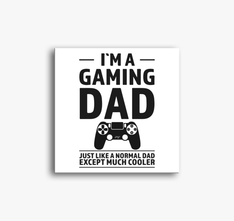 Gamer apuka vászonkép