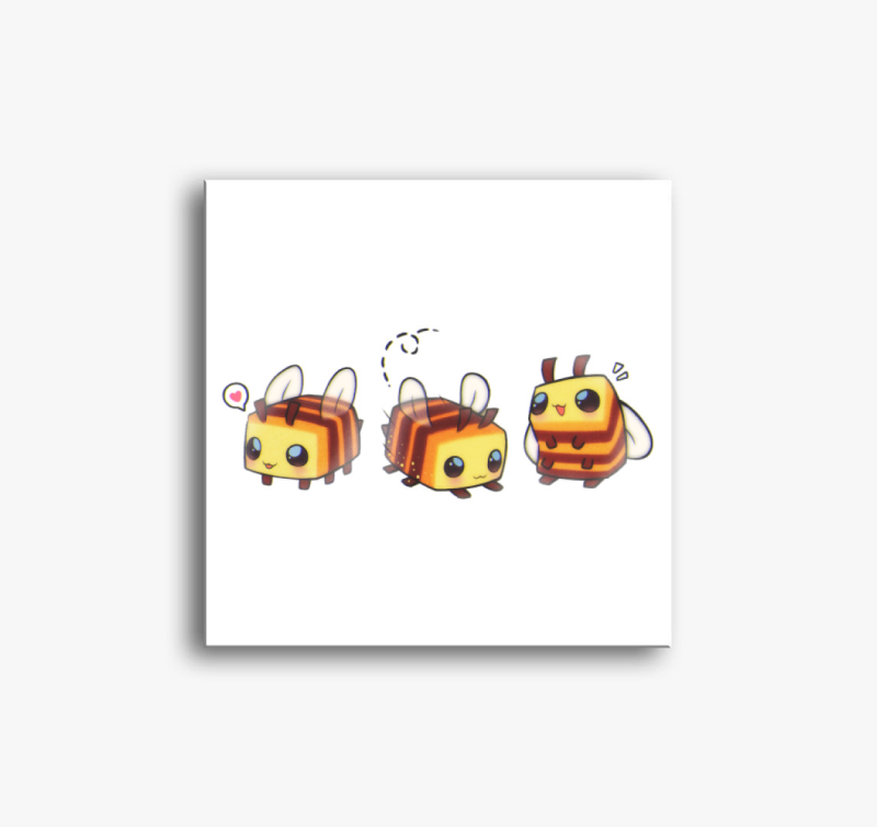 Minecraft méhek vászonkép