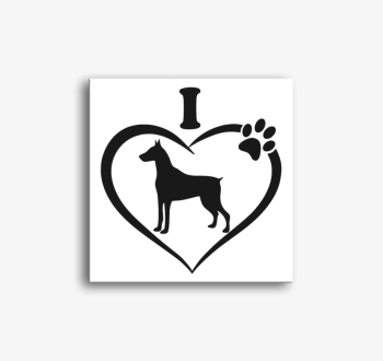 Dobermann vászonkép
