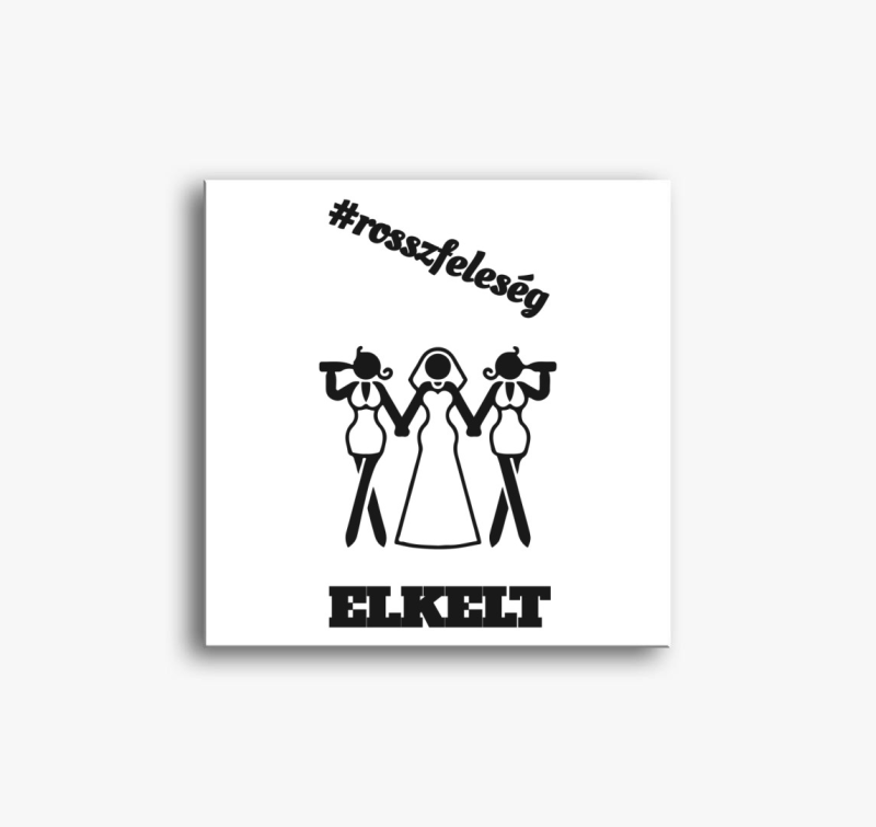 Rossz feleség - lánybúcsús vászonkép