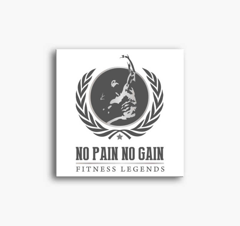 No pain no gain v2 vászonkép