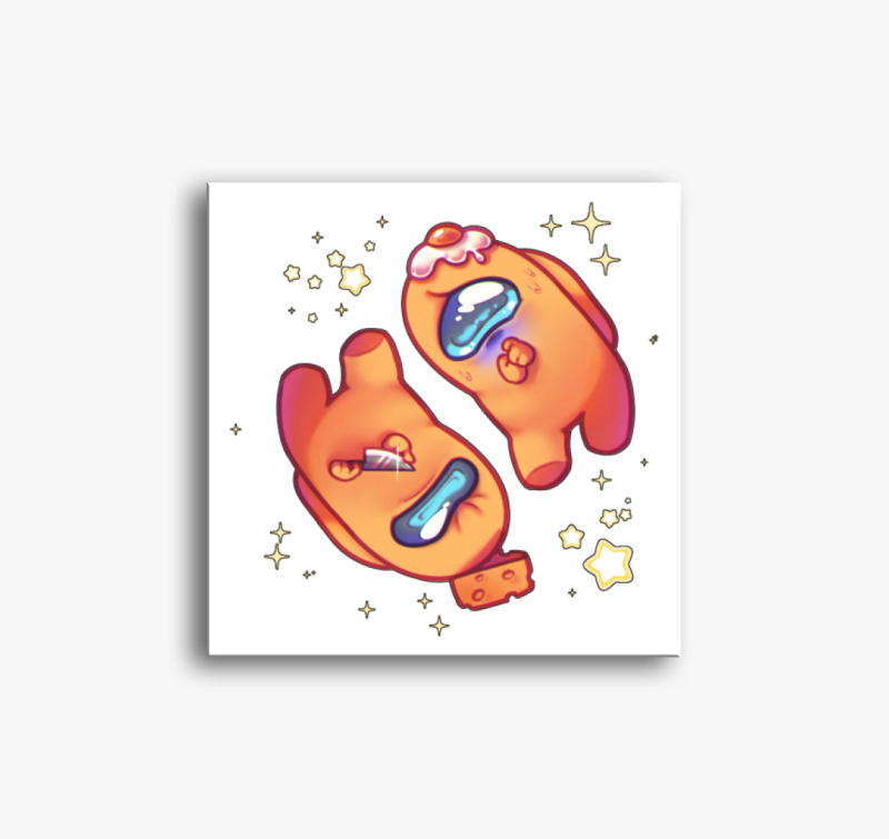 Among Us - Sajt és Tojás vászonkép