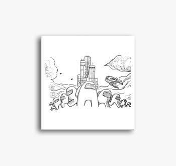 Among Us rajzos vász