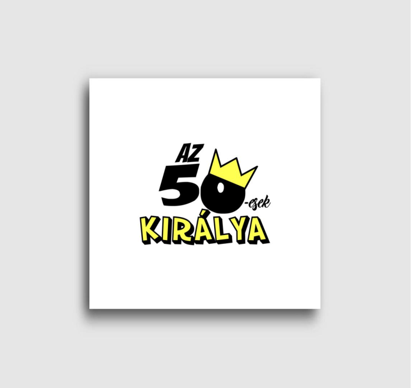 Az ötvenesek királya vászonkép - válaszható korral