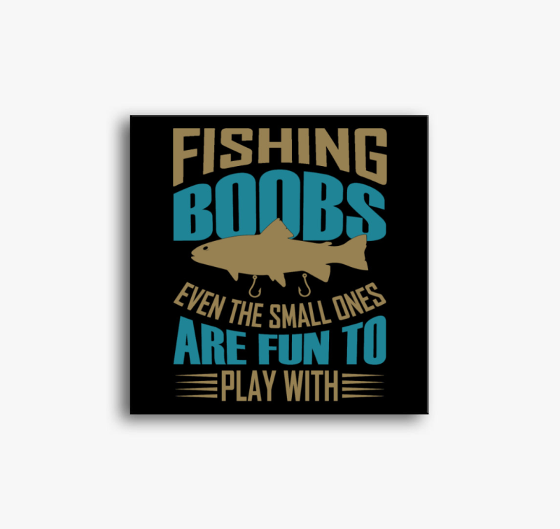 Cici horgász vászonkép