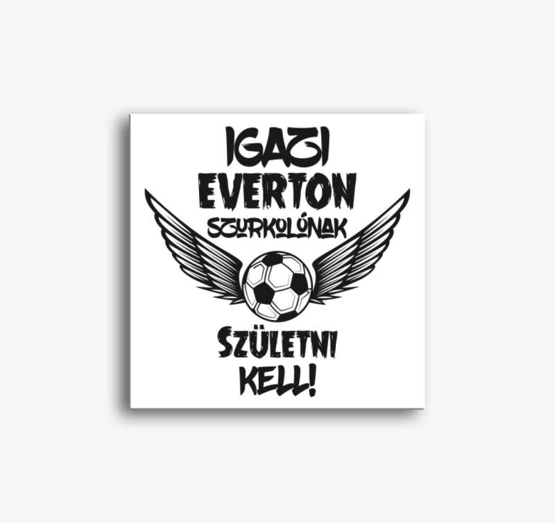 Everton szurkoló vászonkép