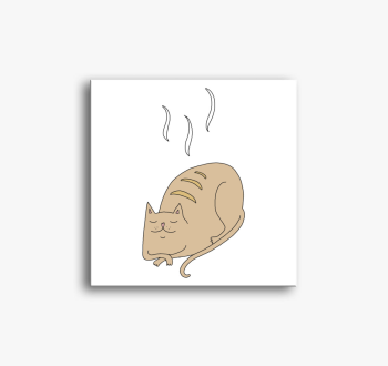 Veknis cica - vászon