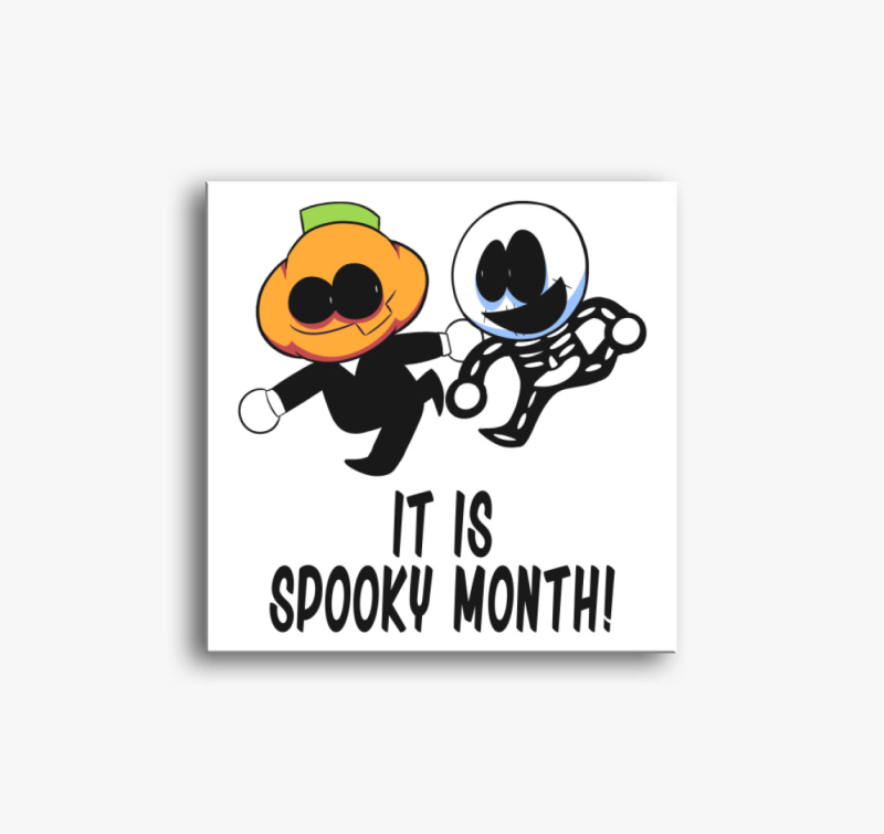 Spooky month halloweeni vászonkép