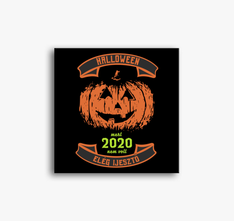 Vészjósló halloweeni tök vászonkép