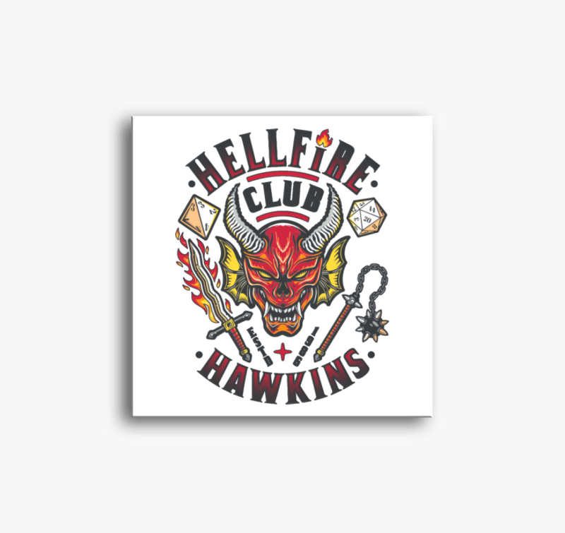 Hellfire Club Stranger Things v2 vászonkép