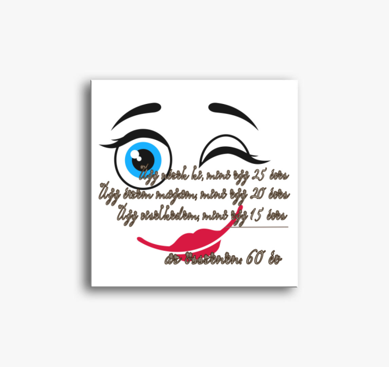 Vicces hatvanas 1 vászonkép