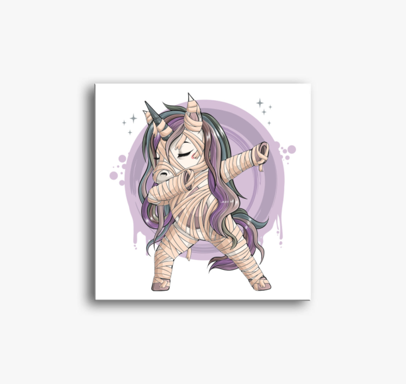 Halloweeni Unikornis DAB vászonkép