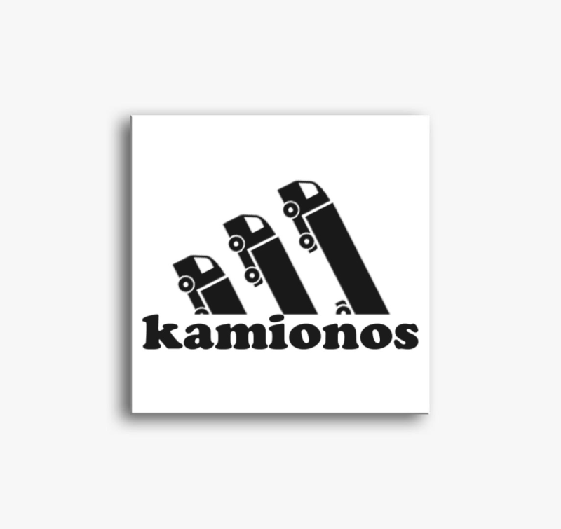 Kamionos vászonkép